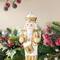 Glitzhome® Christmas Resin Nutcracker Stocking Holder Set